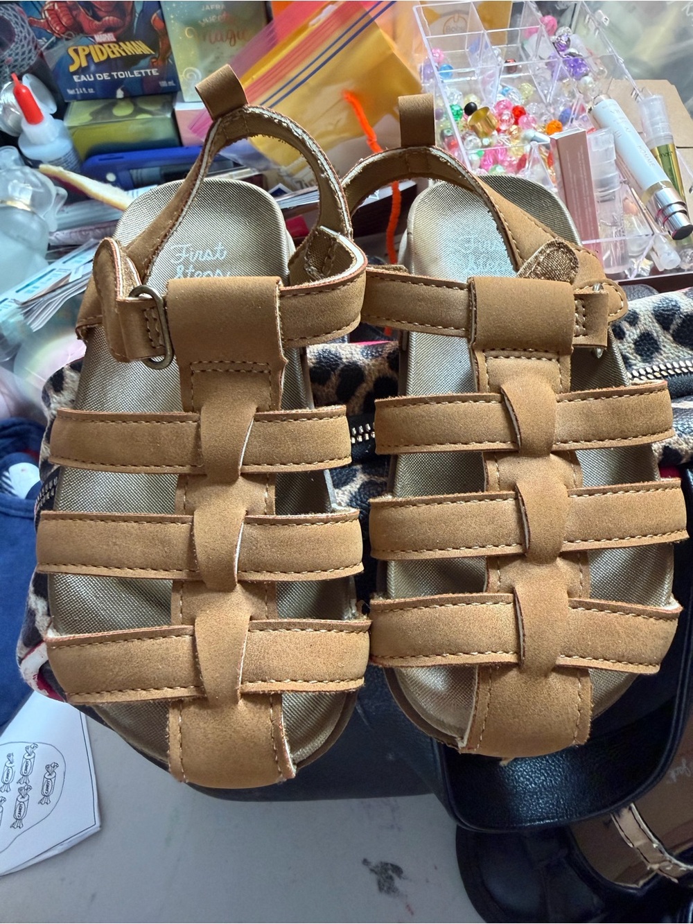 Women’s Tan Strappy Fisherman Sandals